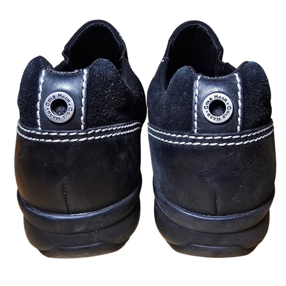 Cole Haan Women's BLACK SUEDE Water Proof Slip On Comfort Loafers Sz 7 B - Picture 6 of 9